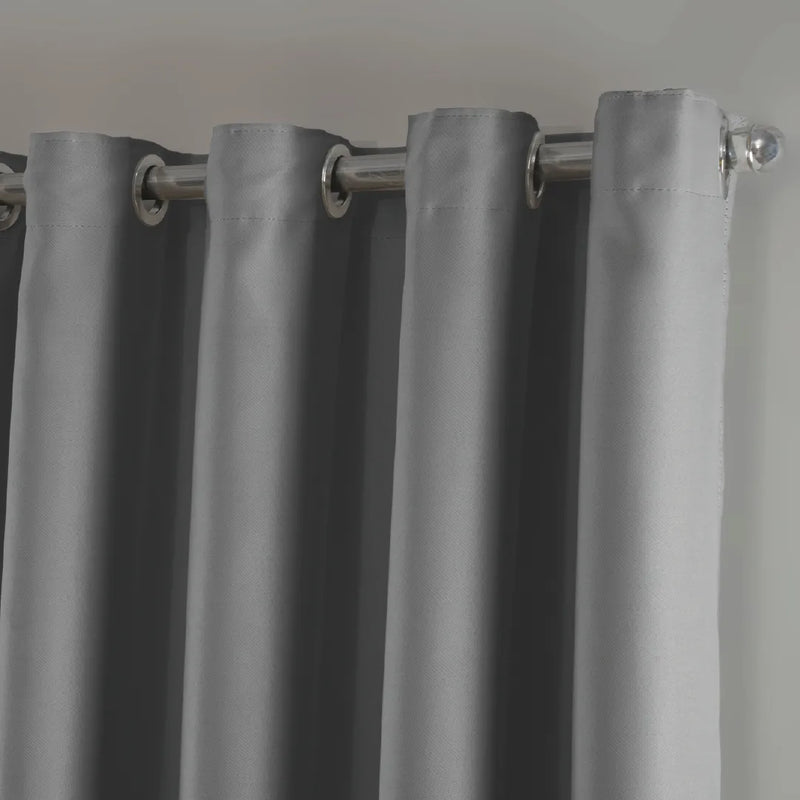 Cortina Blackout Liso 4 Metros X2,80m Blecaute Bloqueia 100% Cor Cinza