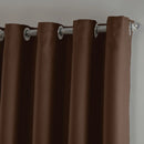 Cortina Blackout Em Tecido Grosso Tamanho 3 x 2.5m  Cor Marróm