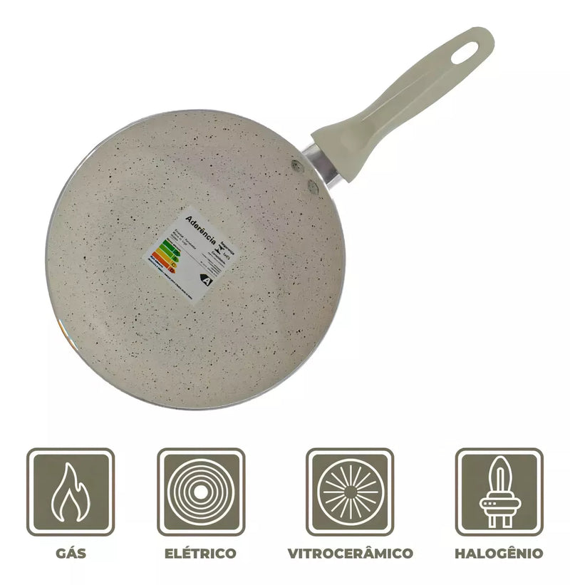 Jogo de Panelas Antiaderente Cerâmica Ibiza 8 Peças Casambiente