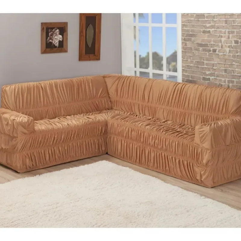 Capa Para Sofá De Canto Protetor 21 Elásticos - Cores