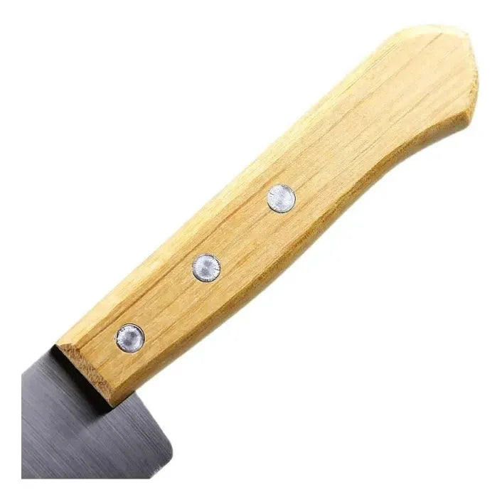 Kit 2 Faca Carbono  Cabo Madeira Peixeira 5 8