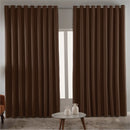 Cortina Blackout Em Tecido Grosso Tamanho 3 x 2.5m  Cor Marróm