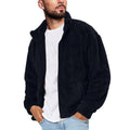 Casual Men's Solid Color Hooded Jacket