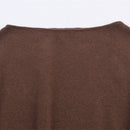 European And American Style Layered Decorative Knitted Sweater Belt Top