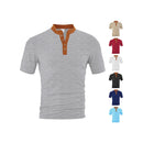 Casual Loose Breathable Button-up Men's Short Sleeves