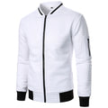 Men's Zip-up Stand Collar Sweatshirt Jacket
