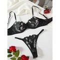 Embroidery Sexy Lingerie Ladies Set