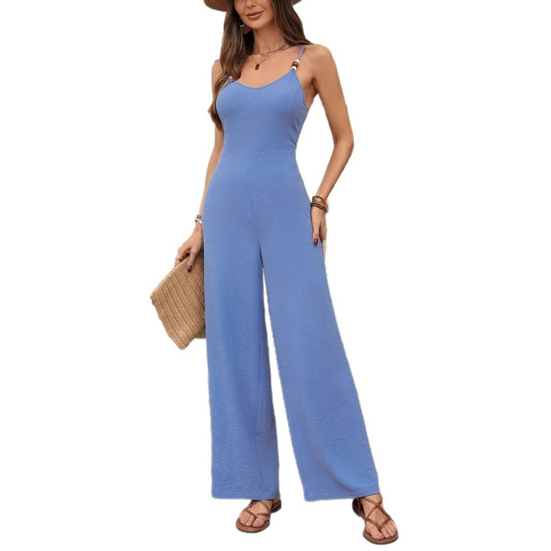 Simple And Stylish Breathable Women's Jumpsuit