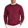 New Men's Round Neck Sweater Long Sleeve Knit