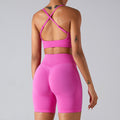 Women's Seamless Beauty Back Exercise Yoga Clothes