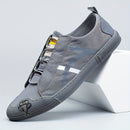 Comfortable Canvas Sneakers for Men - Breathable, Casual Walking Shoes with Superior Arch Support and Soft Insoles for All-Day Comfort