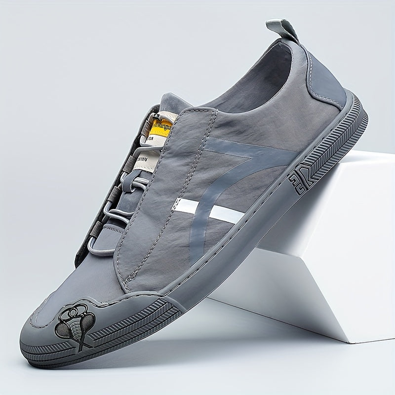 Comfortable Canvas Sneakers for Men - Breathable, Casual Walking Shoes with Superior Arch Support and Soft Insoles for All-Day Comfort