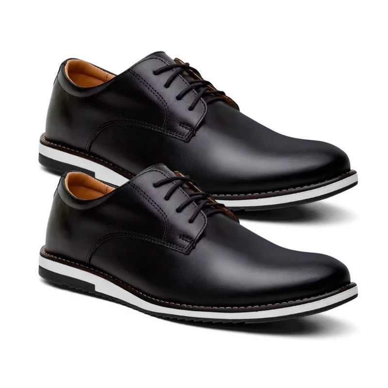 Kit 2 Pares de Sapato Social Masculino Elegante Premium Confortável