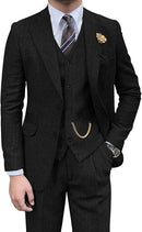 Men's Casual Fashion Three-piece Set
