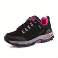 Women's Hiking Outdoor Shoes, Breathable Fabric, Non-Slip Trekking Sneakers, Comfortable Fit, Durable Trail Footwear
