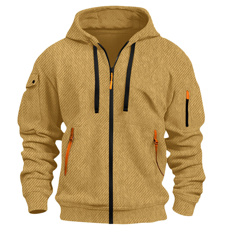 Outerwear Pocket Decorated Sporty Casual Hoodie For Men