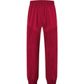 Simple Loose Thin Linen-style Sporty Drawstring Patchwork Men's Sweatpants