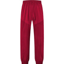Simple Loose Thin Linen-style Sporty Drawstring Patchwork Men's Sweatpants