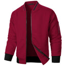 Men's Zip-up Stand Collar Sweatshirt Jacket