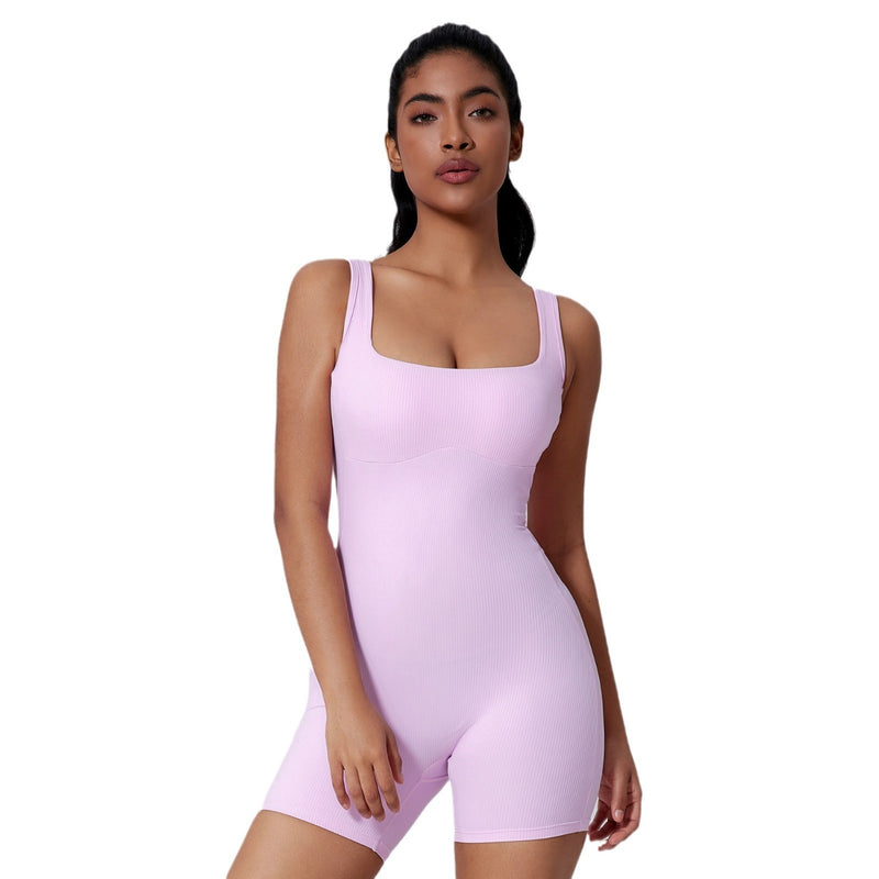 European And American Tight Quick-drying Yoga Beauty Back Jumpsuit Yoga Clothes