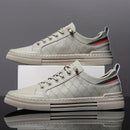 Men's Trendy Solid Skate Shoes, Comfy Non Slip Casual Sneakers For Men's Outdoor Activities