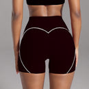 Women's Simple Nude Feel Beauty Back Exercise Contrast Color Bra Yoga Pants