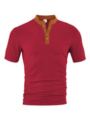 Casual Loose Breathable Button-up Men's Short Sleeves