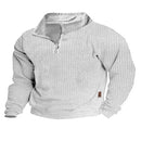 SpringAutumn European Men's Casual Stand-up Collar Long-sleeved Sweatshirt