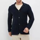 New Sweater Cardigan Men's Lapel Knitted Suit Jacket