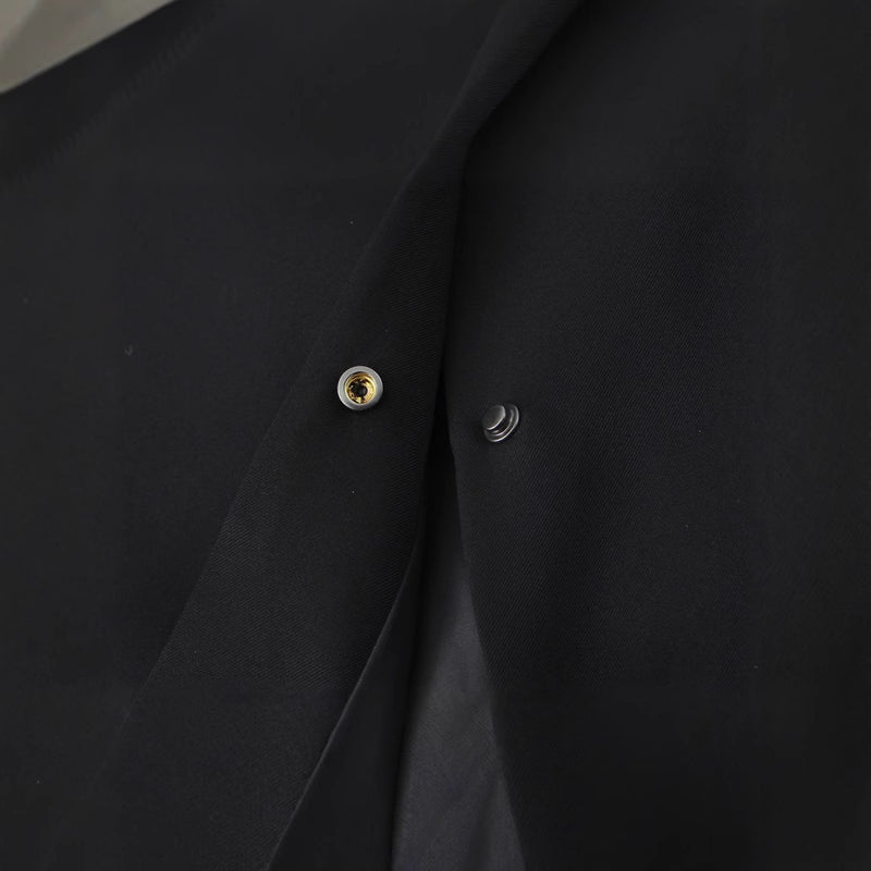 A-line Umbrella Cape Versatile Casual Wool Coat