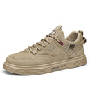 Men's Skate Shoes With Good Traction, Breathable Lace-up Sneakers