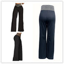 Women's Hollow-out Waistband Flared Pants High Waist Commuting Casual